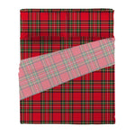 Completo Letto Matrimoniale in Cotone con Stampa - Fantasia British Gift Edinburgh Red