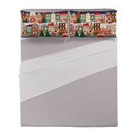 Completo Letto Matrimoniale con Stampa Digitale - Fantasia Lovely Reindeer Eve Night Multicolor