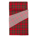 Completo Letto Piazza e Mezza in Cotone con Stampa - British Gift Edinburgh Red