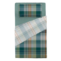 Completo Letto Piazza e Mezza in Cotone con Stampa - Fantasia Wrap Me Ralph Teal