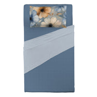 Completo Letto Piazza e Mezza in Cotone con Stampa - Fantasia Dream Me Eloise Blue