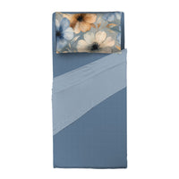 Completo Letto Singolo in Cotone con Stampa - Fantasia Dream Me Eloise Blue