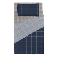 Completo Letto Piazza e Mezza in Cotone con Stampa - Fantasia Dream Me Mayson Dark Blue