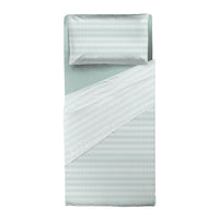 Completo Letto Singolo in Cotone con Stampa - Fantasia Fabrizio Aqua