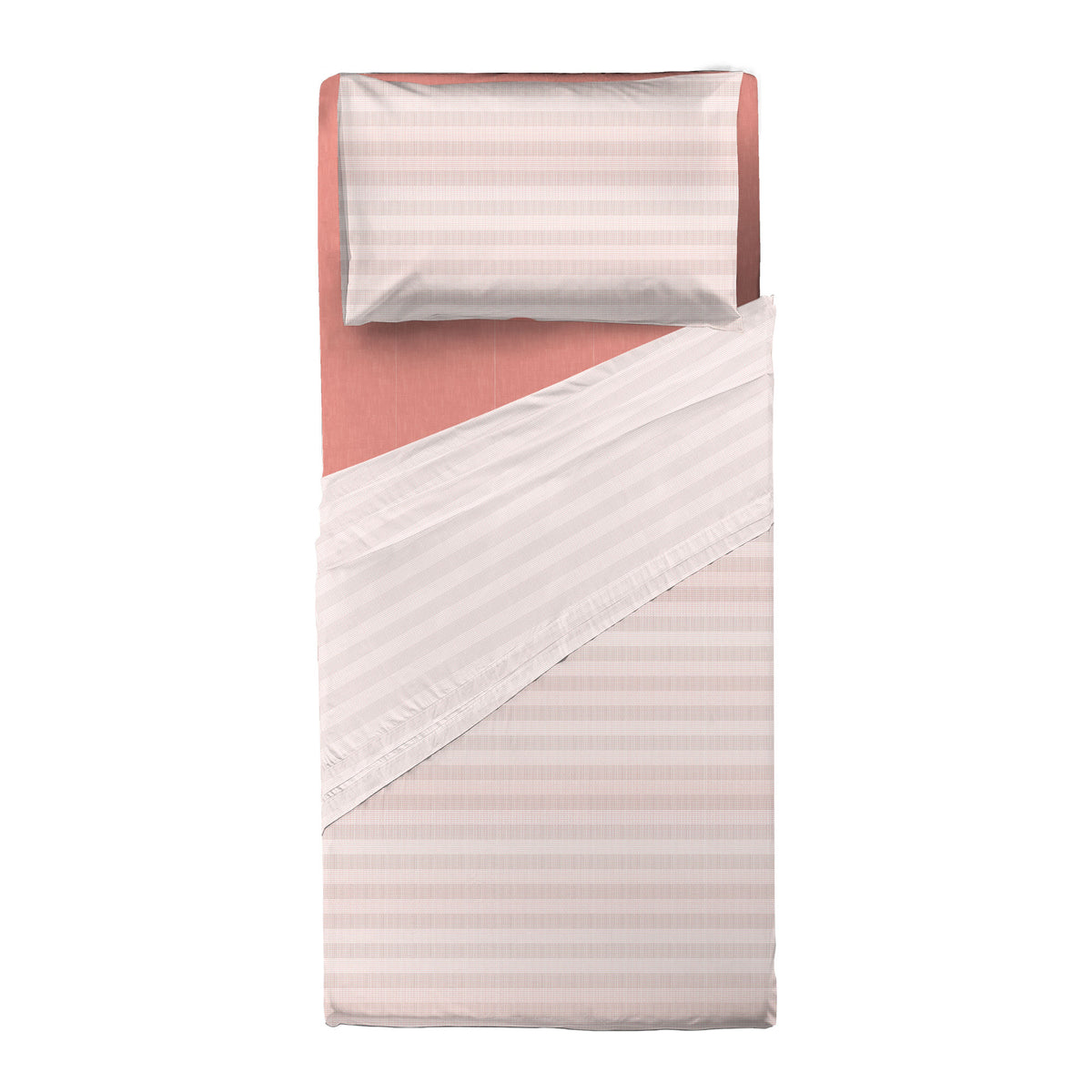 Completo Letto Singolo in Cotone con Stampa - Fantasia Fabrizio Coral