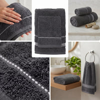 Set 2 Spugne Soft Fix Standard Tinta Unita Dark Grey