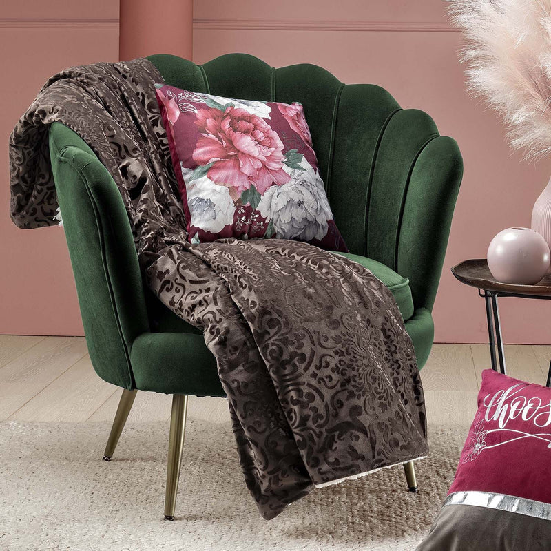 Coperta Malvasia Raboso 250x200 Tinta Unita Bordeaux - Amo La Casa Shop