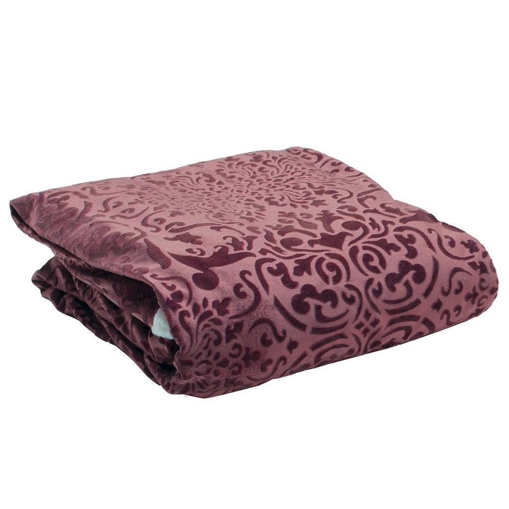 Coperta Malvasia Raboso 250x200 Tinta Unita Bordeaux - Amo La Casa Shop