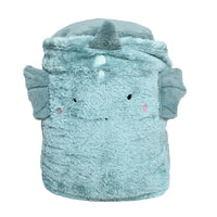 Coperta+Cuscino Funny Dragon Teal - Amo La Casa Shop