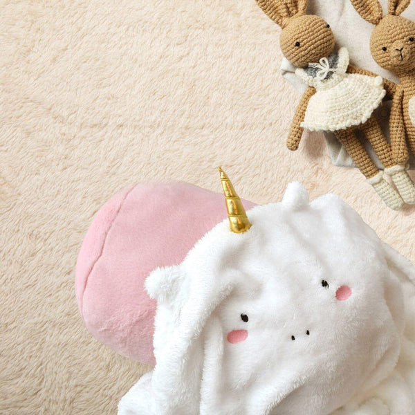 Coperta+Cuscino Funny Unicorn Pink - Amo La Casa Shop