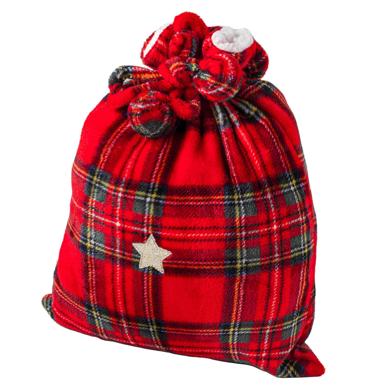 Coperta con Sacca British Gift 250x200 cm Edinburgh Red