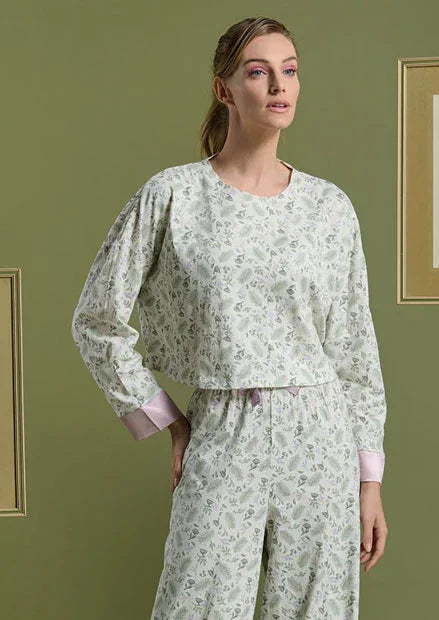 Pigiama Lungo Donna Nikol Lavander - Amo La Casa Shop