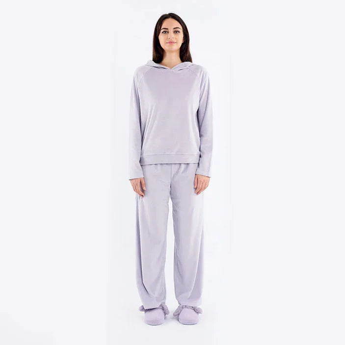 Pigiama Lungo Donna Artemia Lilac - Amo La Casa Shop