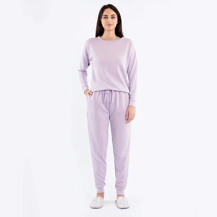 Pigiama Lungo Donna Sabina Lilac - Amo La Casa Shop