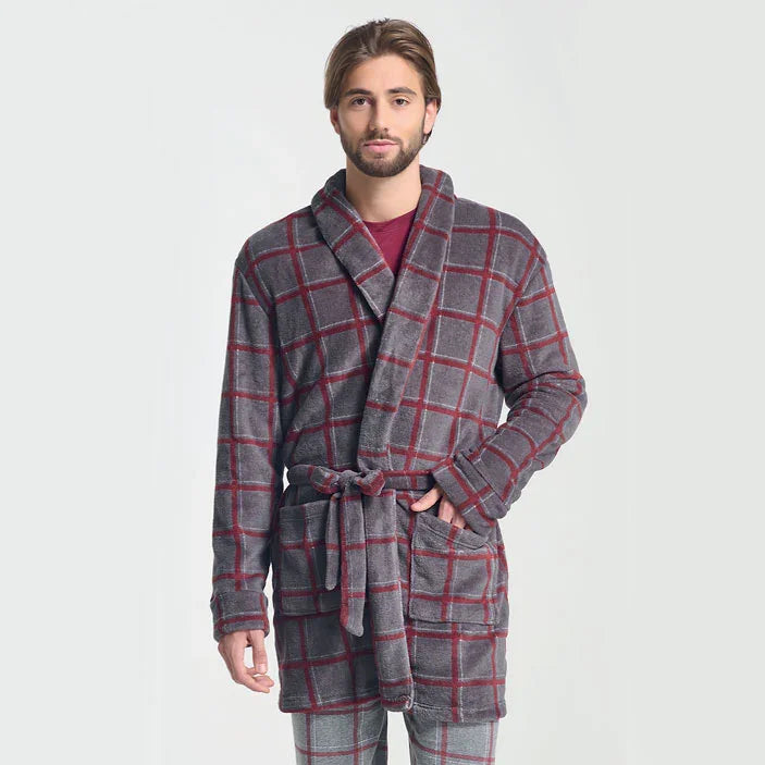 Vestaglia Uomo Stepan Grigio Scuro - Amo La Casa Shop