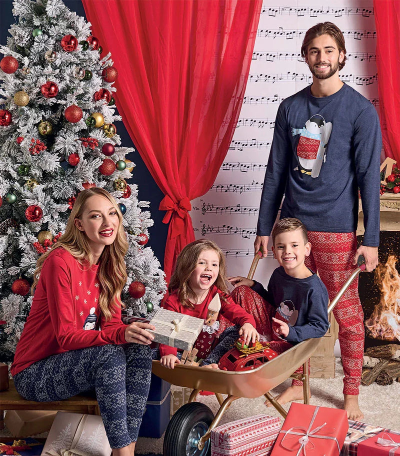 Pigiama Lungo Uomo Albano Blue Melange - Amo La Casa Shop