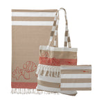 THUN® Set Borsa, Pochette e Asciugamano One Size Beige