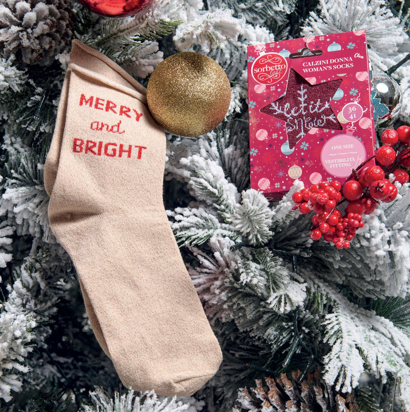 Calzini Clea Gold Taglia Unica Gold - Amo La Casa Shop