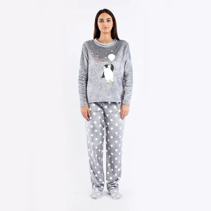 Set 2 Pezzi Ilda Pigiama + Calzini Grigio - Amo La Casa Shop