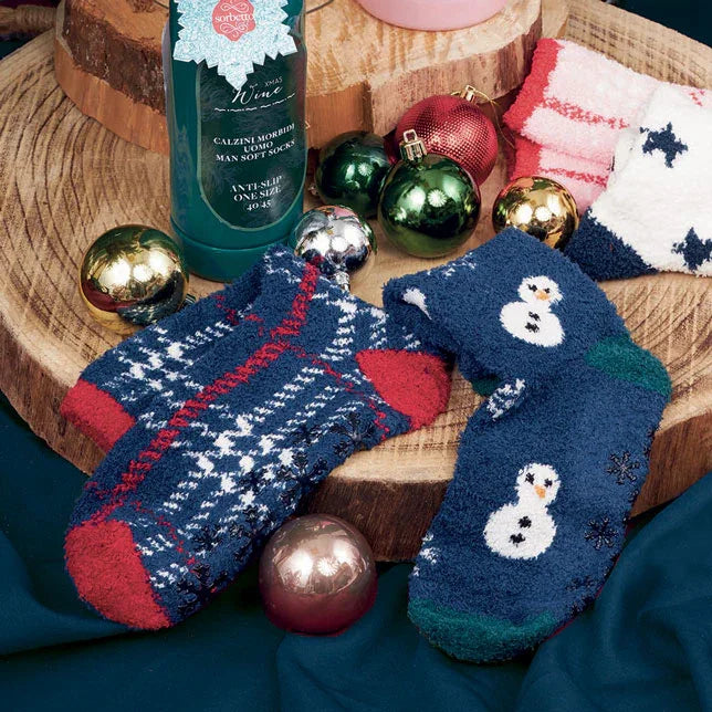 Set 2 Paia Calzini Delfo Taglia Unica Navy Blue - Amo La Casa Shop