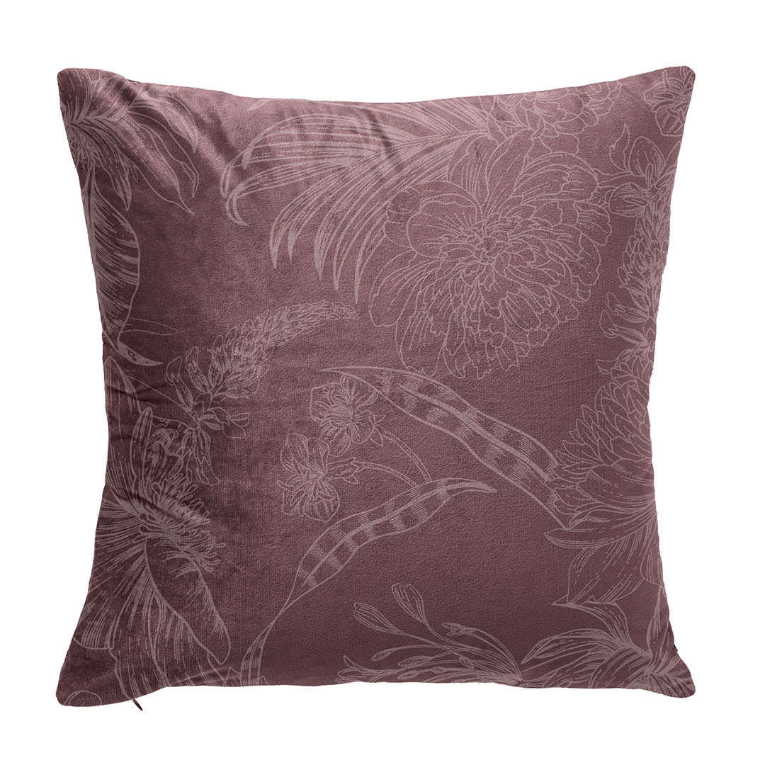 Cuscino Velluto Feel Me 45x45 cm Ellis Burgundy