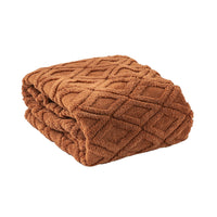 Coperta Tender Feel Me 250x200 cm Tinta Unita Rust