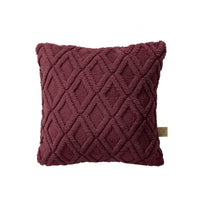 Cuscino Tender Feel Me 40x40 cm Tinta Unita Burgundy