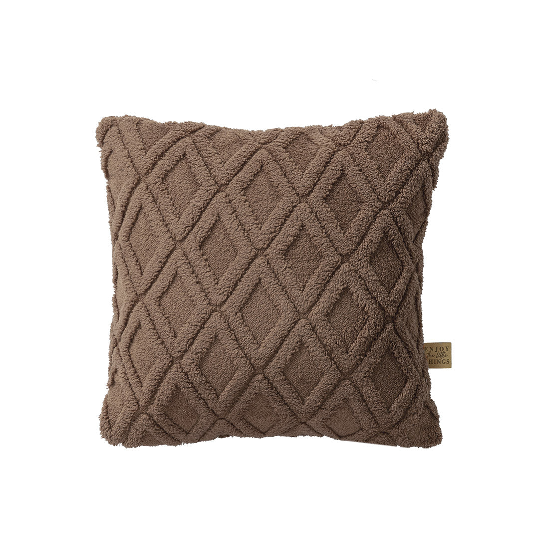Cuscino Tender Feel Me 40x40 cm Tinta Unita Taupe