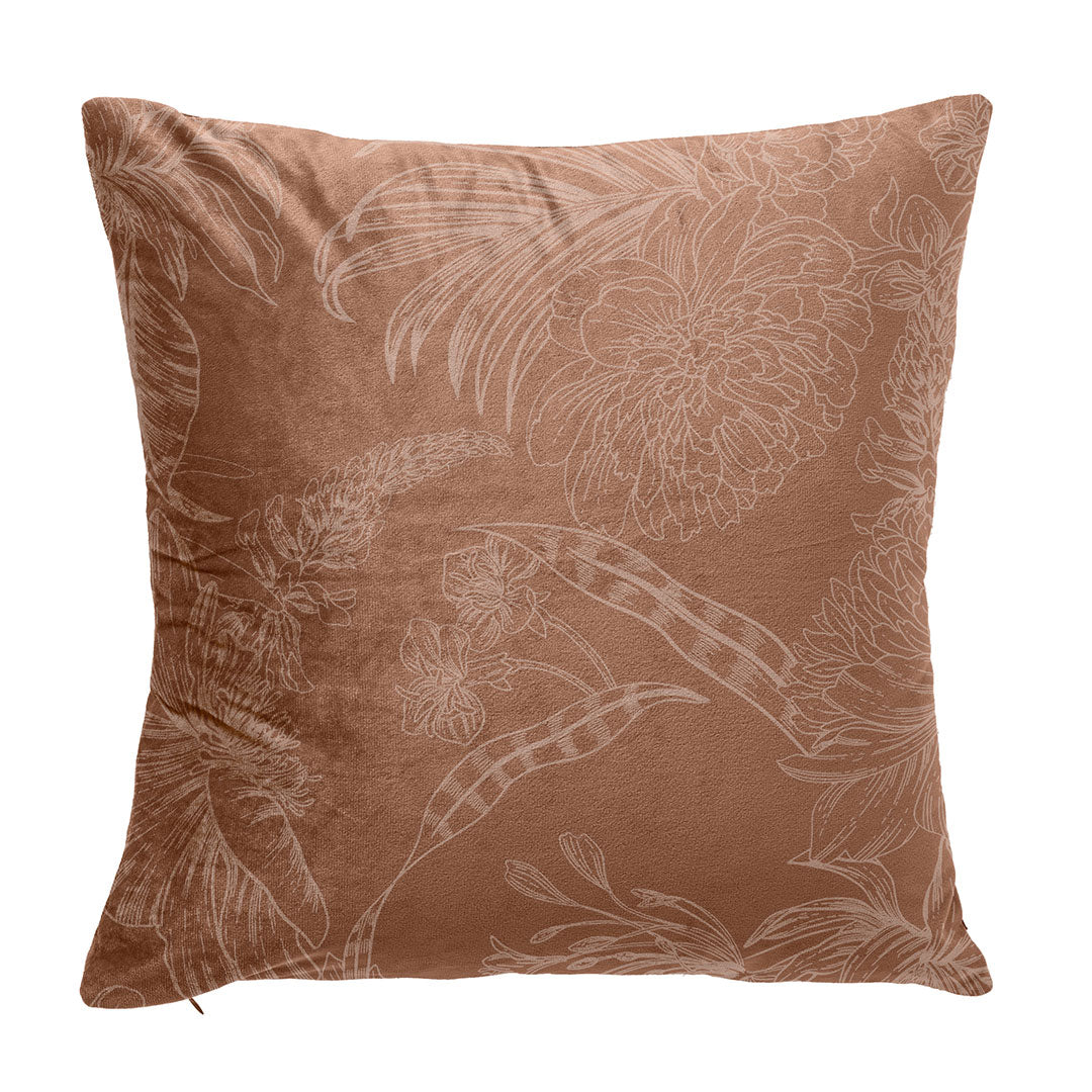 Cuscino Velluto Feel Me 45x45 cm Ellis Rust