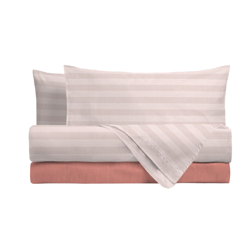 Completo Letto Singolo in Cotone con Stampa - Fantasia Fabrizio Coral