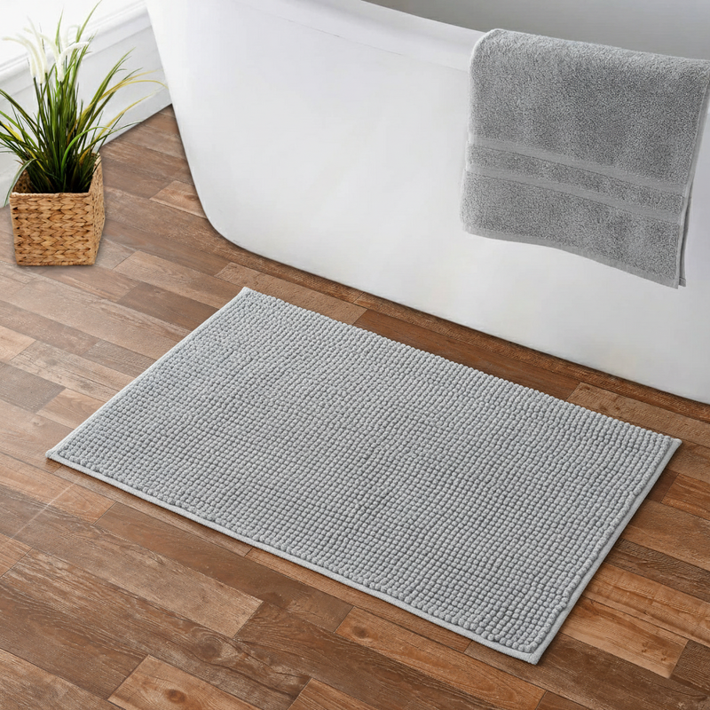 Tappeto Bagno 50x80 Lipari Gin Tinta Unita Blu Scuro - Amo La Casa Shop