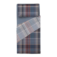Happidea Completo Letto in Cotone con Stampa Singolo Clinton Blue