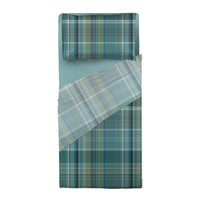 Happidea Completo Letto in Cotone con Stampa Singolo Clinton Teal