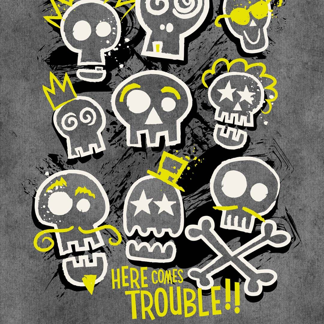 Copripiumino Digitale Singolo Trouble Grey - Amo La Casa Shop