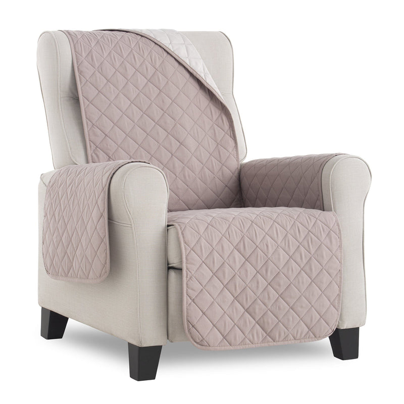 Copripoltrona Trapuntato Maui R-55 Bicolore Lino/Avorio - Amo La Casa Shop