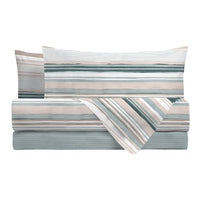 Happidea Completo Letto in Cotone con Stampa Singolo Byron Teal