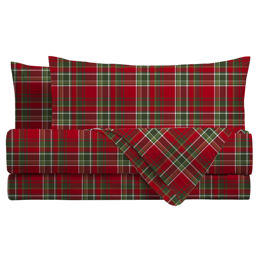 Completo Letto Cinnamon Piazza e Mezza Drake Red - Amo La Casa Shop