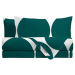 Completo Letto Stampato Piazza e Mezza Ellioth Green - Amo La Casa Shop