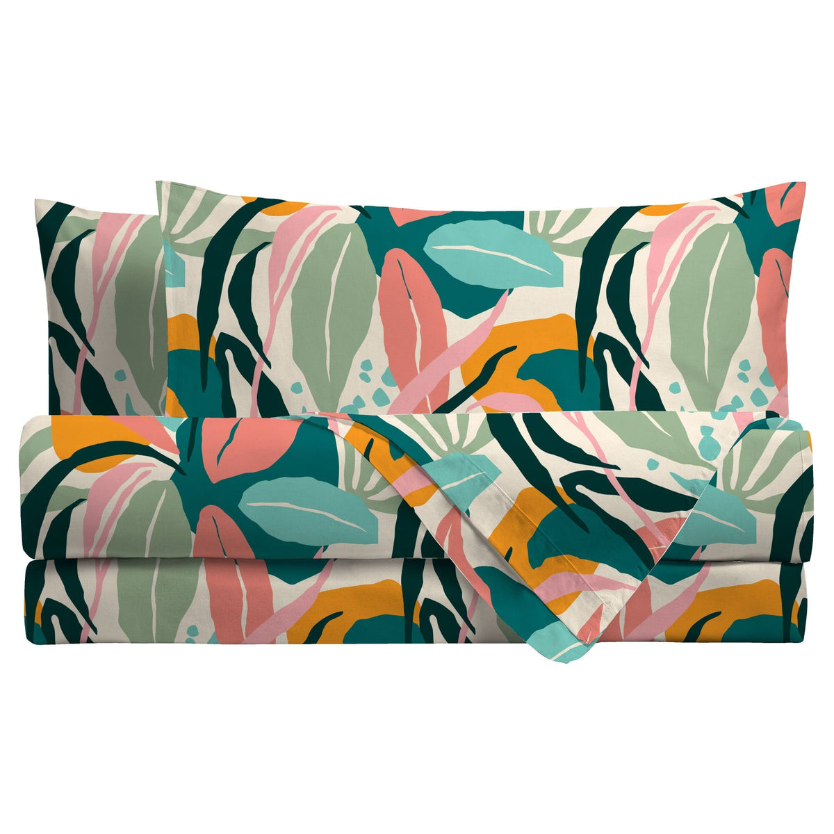 Parure Copripiumino Stampato Matrimoniale Soren Multicolor - Amo La Casa Shop