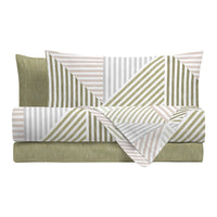 Completo Letto Singolo con Stampa Atelier - Fantasia Ramsey Green