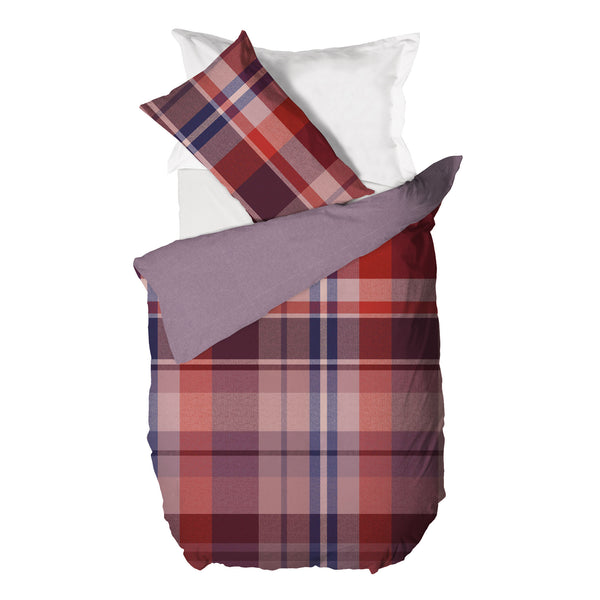 Parure Copripiumino Piazza e Mezza in Cotone con Stampa - Fantasia Wrap Me Ralph Fuchsia