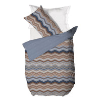 Parure Copripiumino Piazza e Mezza in Cotone con Stampa - Fantasia Dream Me Ysidro Blue