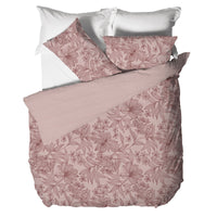 Parure Copripiumino Matrimoniale in Cotone con Stampa - Fantasia Feel Me Alina Pink
