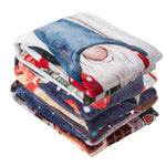 Plaid Stampa Digitale Sweden Gnome 120x160 cm Eve Night Multicolor