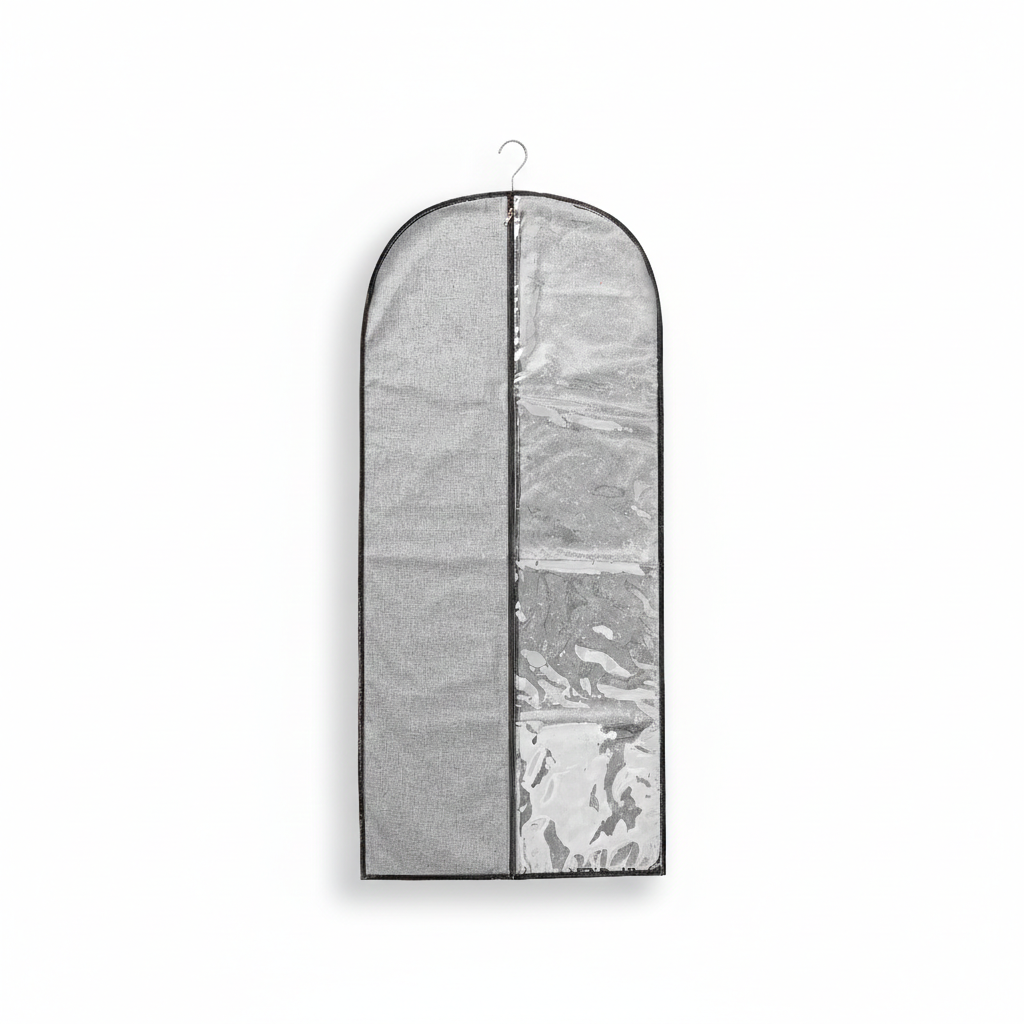 Porta Abiti in Display Deluxe Tinta Unita Light Grey