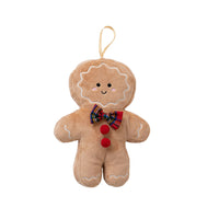 Set Coperta + Decorazione Jolly Gift 120x160 cm Gingerbread Man Red