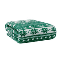Set Coperta + Decorazione Jolly Gift 120x160 cm Tree Green