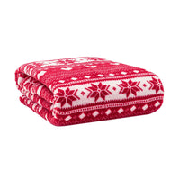 Set Coperta + Decorazione Jolly Gift 120x160 cm Gingerbread Man Red