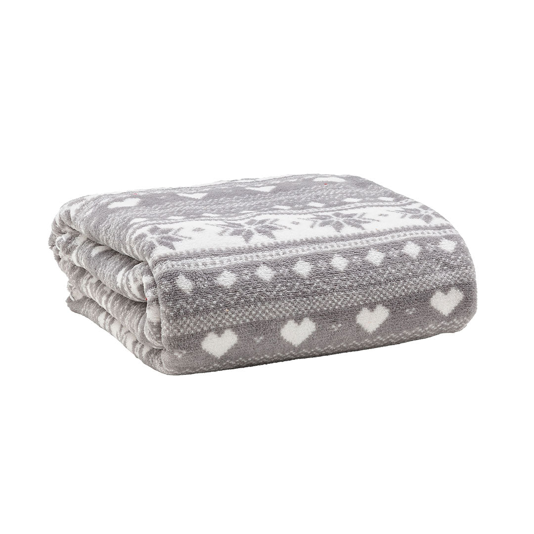 Set Coperta + Decorazione Jolly Gift 120x160 cm Gnome Taupe
