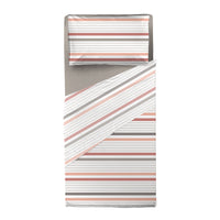 Completo Letto Singolo in Cotone con Stampa - Fantasia Romeo Coral